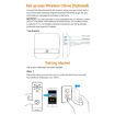 B10 52 Chimes 110dB Doorbell Receiver, EU Plug, AC 90-260V, Black - 6