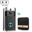M3 Smart WIFI 720P Video Doorbell with Ding Dong, US Plug Black - 1