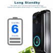 M101 WiFi Video Doorbell, Night Vision/Intercom/32GB SD (Black) - 4