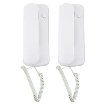 109DC High-Definition Wired Intercom Doorphone in White - 1