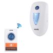 VOYE V003A Wireless Doorbell, 38 Sounds, Remote, US Plug (White) - 1