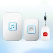 CACAZI C86 Wireless SOS Pager Doorbell Emergency Alarm (White) - 2