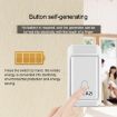 CACAZI A10G Self-Powered Wireless Doorbell, US Plug (Black) - 3