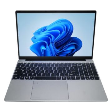 HONGSAMDE 15.6" Notebook, 16GB+1TB, Intel N5095, Win 11, Silver Grey - 1