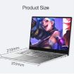 H15 15.6" Ultrathin Laptop, 16GB+1TB, Intel Celeron N5095, Rose Gold - 2