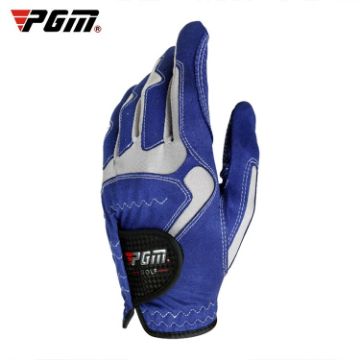PGM Blue Left Hand Anti-Slip Golf Gloves for Men, Size 24 - 1