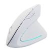 Wireless Vertical Optical Mouse, 2.4GHz Battery Version (White) - 2