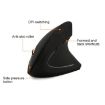 Wireless Vertical Optical Mouse, 2.4GHz Battery Version (White) - 3
