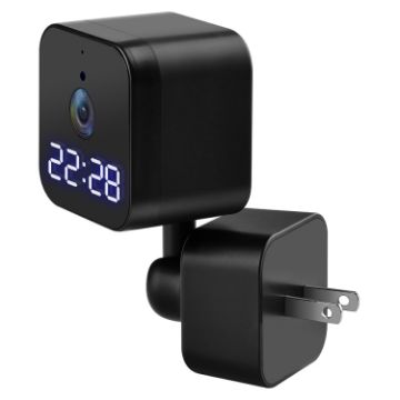 DP27 1080P WiFi Camera Clock, Two-way Voice, Mobile Monitor, US Plug - 1
