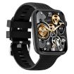 HT15 1.85" Black Silicone Smart Watch, IP67 Waterproof, Bluetooth Call - 2
