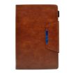 Samsung Galaxy Tab A7 10.4 Suede Magnetic Leather Case (Brown) - 2