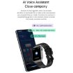 T50 1.85" Brown Leather Smart Watch IP67 Waterproof Voice Assistant - 6