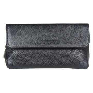 FIREDOG CL07 Black Cowhide Double Pipe Bag - 1