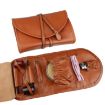 FIREDOG CL08 Brown Rope Leather Pipe Tobacco Storage Bag - 1