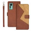 Ulefone Note 14 idewei Two-color Leather Case (Brown) - 1