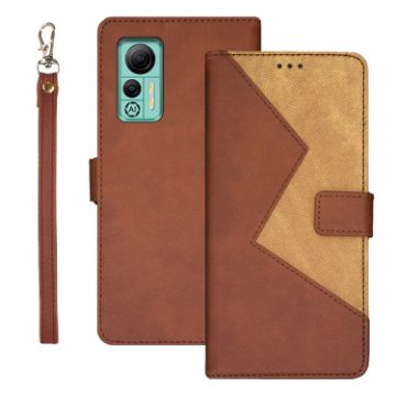 Ulefone Note 14 idewei Two-color Leather Case (Brown) - 1