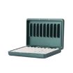 Green Aluminum Alloy Dust-proof Cigarette Case for IQOS, 20pcs Capacity - 1