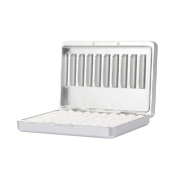 IQOS Series Aluminum Alloy Dust-proof Case, 20pcs Capacity (Silver) - 1