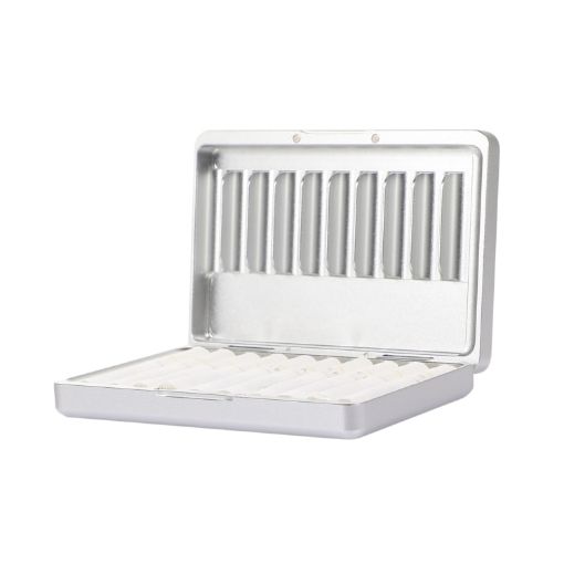 IQOS Series Aluminum Alloy Dust-proof Case, 20pcs Capacity (Silver) - 1