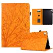 Samsung Galaxy Tab S6 Lite Fortune Tree Flower Tablet Case Khaki - 1