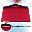 Red Peacock Embossed Leather Case for Galaxy Tab S10+/S9+ - 6