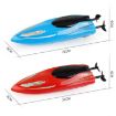 JJR/C S8 Mini RC High Speed Stunt Boat 2.4G (Blue) - 2