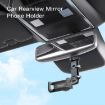 Yesido C192 Black Car Rearview Mirror Phone Holder - 2