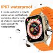 N22 2-in-1 HD Sport Smartwatch with Bluetooth Call Earphone Orange - 5