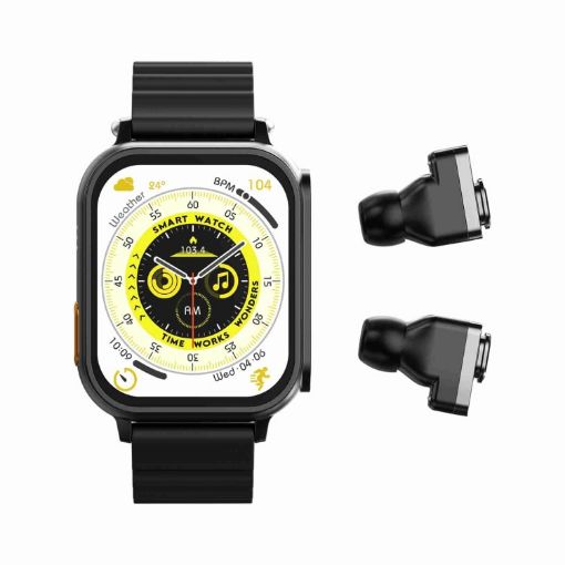 N22 Smart Watch: 1.96" HD, Sport Bluetooth Call Earphone (Black) - 1