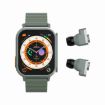 N22 Green 2 in 1 1.96" HD Sport Bluetooth Smartwatch & Earphone - 1