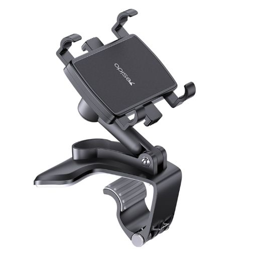 Yesido C101 Black Multifunctional Car Dashboard Phone Holder - 1