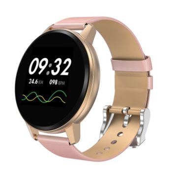 S01 1.22" Gold Smart Bracelet, IP67, Call/Heart/Blood/Sleep Monitor - 1