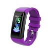 C21 Smart Bracelet: Calls, Heart Rate, BP, Sleep, IP67, 1.14" IPS, Purple - 1