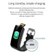 C21 Smart Bracelet: Calls, Heart Rate, BP, Sleep, IP67, 1.14" IPS, Purple - 3