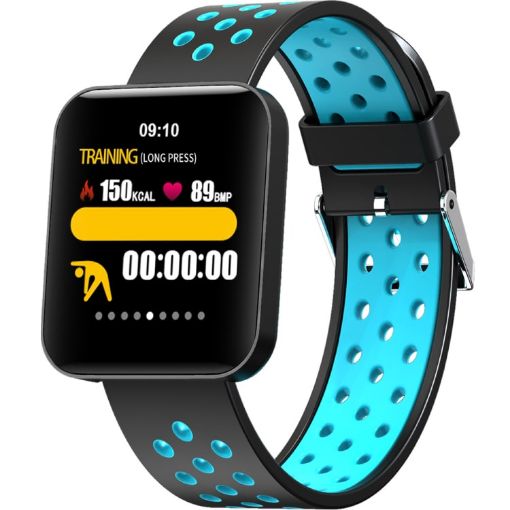 S88 Smart Bracelet 1.54" TFT, IP67 Waterproof, Call/Health Monitor Blue - 1