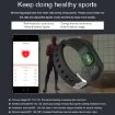 TLW B3 Fitness Tracker OLED Smart Bracelet, Heart Rate Monitor (Red) - 5