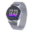 CV08C Smart Bracelet: 1" Screen, Steel Band, Health Monitoring Silver - 1
