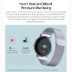 CV08C Smart Bracelet: 1" Screen, Steel Band, Health Monitoring Silver - 5
