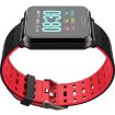P2 Smart Watch: 1.3" Screen, IP67, Heart/Blood Monitor, Black Red - 2