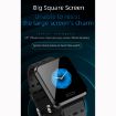 P2 Smart Watch: 1.3" Screen, IP67, Heart/Blood Monitor, Black Red - 3