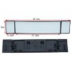 SHUNWEI Adjustable Large Rear View Mirror Wide Angle Blind Spot Lens - 4