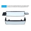 SHUNWEI Adjustable Large Rear View Mirror Wide Angle Blind Spot Lens - 5