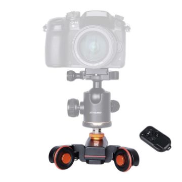 YELANGU L4X Electric Camera Dolly with Remote for DSLR, GoPro - 1