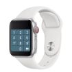 H55Pro 1.4" Smart Watch with Health Monitors, Silver White Strap - 1