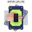 Samsung Tab A 8.0 T290 Shockproof 360 Case with Holder (Navy/Grey) - 4