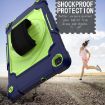 Samsung Tab A 8.0 T290 Shockproof 360 Case with Holder (Navy/Grey) - 6