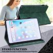 Green Lace Flower Embossed Flip Case for iPad Pro 10.5/10.2 - 5