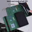 Samsung Galaxy Tab S2 9.7 Leather Case - Green Lace Flower Design - 4