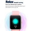 F15 Pro Smart Watch, 1.69" Screen, IP67 Waterproof, Health Monitor, Blue - 5