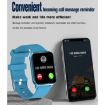 F15 Pro Smart Watch, 1.69" Screen, IP67 Waterproof, Health Monitor, Blue - 6
